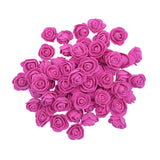 Popxstar 200/100/50Pcs 3.5cm Grey Foam Rose Head Artificial Flower Bear Rose For Wedding Home Decor DIY Valentine's Day Gift Party Wreath
