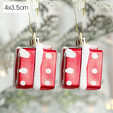 Popxstar 2pcs Christmas Tree Ornaments Santa Claus Snowman Hanging Pendant Christmas Decoration for Home New Year Xmas Navidad Noel