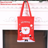 Popxstar Santa Claus Christmas Tree Gift Bags Merry Christmas Candy Gift Bag Christmas Decorations for Home Navidad New Year