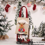 Popxstar Santa Claus Christmas Tree Gift Bags Merry Christmas Candy Gift Bag Christmas Decorations for Home Navidad New Year