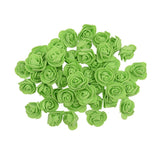 Popxstar 200/100/50Pcs 3.5cm Grey Foam Rose Head Artificial Flower Bear Rose For Wedding Home Decor DIY Valentine's Day Gift Party Wreath