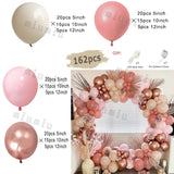 Popxstar Sand White Wedding Decor Balloon Garland Arch Kit Happy Birthday Party Metal Gold Silver Latex Baby Shower Decoration Balloons