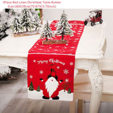 Popxstar New Year Latest Santa Claus Gnome Dolls Table Runner Natal Noel Deco Christmas Decorations for Home Xmas Navidad Gifts