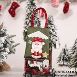 Popxstar Santa Claus Christmas Tree Gift Bags Merry Christmas Candy Gift Bag Christmas Decorations for Home Navidad New Year