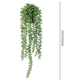 Popxstar Artificial Ivy Leaf Garland Plants Leaves Vine Fake Foliage Flowers DIY For Home Wedding Party Bathroom Garden Decorations