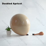 Popxstar Doubled Blue Blush Nude Balloons Garland Arch Baby Shower Decoration Apricot Ball Kid Birthday Party Gender Reveal Decor Supply