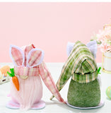 Popxstar Carrot Rabbit Faceless Dwarf Elf Doll Bunny Ester Party Westeren Happy Easter Decor For Home Kids Easter Rabbit Toy Gifts Favor