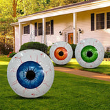 Popxstar Scary Bloodshot Eyeball Aluminum Film Balloon Halloween Party Bar Haunted House Horror Decoration Props Thriller Inflatable Ball