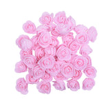 Popxstar 200/100/50Pcs 3.5cm Grey Foam Rose Head Artificial Flower Bear Rose For Wedding Home Decor DIY Valentine's Day Gift Party Wreath