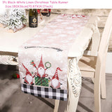 Popxstar New Year Latest Santa Claus Gnome Dolls Table Runner Natal Noel Deco Christmas Decorations for Home Xmas Navidad Gifts