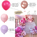 Popxstar Macaron Blue Balloon Garland Arch Kit Birthday Wedding Party White Grey Latex Gender Reveal Baby Shower Decoration Balloons