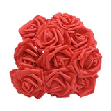 Popxstar 25Pcs 8cm PE Foam Rose Head Artificial Rose Flower Bouquet For Home Wedding Birthday Party Table Decor Valentines Day Gift Craft