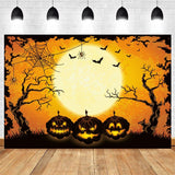 Popxstar Happy Halloween Backdrop Grave Skull Baby Portrait Photography Background Pumpkin Lanterns Kids Photo Studio Shoots Photographic
