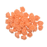Popxstar 200/100/50Pcs 3.5cm Grey Foam Rose Head Artificial Flower Bear Rose For Wedding Home Decor DIY Valentine's Day Gift Party Wreath