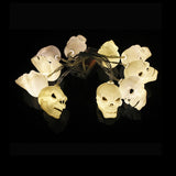Popxstar 150cm 10LED Halloween LED String Lights Portable Pumpkin Ghost Skeletons Lights for Home Bar Halloween Party Decor Supplies