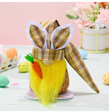 Popxstar Carrot Rabbit Faceless Dwarf Elf Doll Bunny Ester Party Westeren Happy Easter Decor For Home Kids Easter Rabbit Toy Gifts Favor