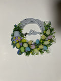 Popxstar  Easter Rabbit Wreath Bunny Easter Garlands Eggs Chick Happy Easter Day Decor For Home Welcome Spring Butterfly Door Hanging Dec