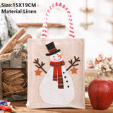 Popxstar Santa Claus Christmas Tree Gift Bags Merry Christmas Candy Gift Bag Christmas Decorations for Home Navidad New Year