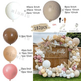 Popxstar Sand White Wedding Decor Balloon Garland Arch Kit Happy Birthday Party Metal Gold Silver Latex Baby Shower Decoration Balloons