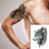 Popxstar teenagers over knee tattoo men small men's tattoos Waterproof Temporary Tattoo Stickers Tribal Totem Fake Tatto Flash Tatoo Body art Back Leg Arm belly big size for Women Men girl