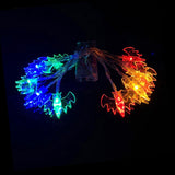 Popxstar 150cm 10LED Halloween LED String Lights Portable Pumpkin Ghost Skeletons Lights for Home Bar Halloween Party Decor Supplies