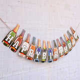 Popxstar  Hawaii Summer Beer Festival Banner Happy Birthday Party Decor Tropical Aloha Hawaiian Birthday Letter Garland Beach Party