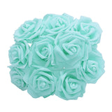 Popxstar 25Pcs 8cm PE Foam Rose Head Artificial Rose Flower Bouquet For Home Wedding Birthday Party Table Decor Valentines Day Gift Craft