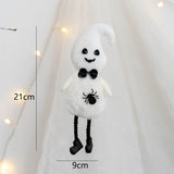 Popxstar 1pcs Halloween Hanging Ghost Decorations Pumpkin Ghost Straw Windsock Pendant for Outdoor Indoor Bar Party Background Decoration