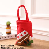 Popxstar Santa Claus Christmas Tree Gift Bags Merry Christmas Candy Gift Bag Christmas Decorations for Home Navidad New Year