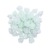 Popxstar 200/100/50Pcs 3.5cm Grey Foam Rose Head Artificial Flower Bear Rose For Wedding Home Decor DIY Valentine's Day Gift Party Wreath