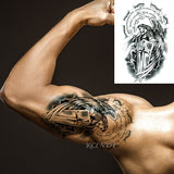 Popxstar teenagers over knee tattoo men small men's tattoos Waterproof Temporary Tattoo Stickers Tribal Totem Fake Tatto Flash Tatoo Body art Back Leg Arm belly big size for Women Men girl