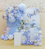 Popxstar Double Apricot Nude Balloon Garland Arch Kit Macaron Blue Kids Birthday Party Decor Latex Baby Shower Wedding Ballons Decoration