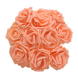 Popxstar 25Pcs 8cm PE Foam Rose Head Artificial Rose Flower Bouquet For Home Wedding Birthday Party Table Decor Valentines Day Gift Craft