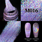 Popxstar 7.5ml Purple Reflective Cat Magnetic Gel Polish Semi Permanent Soak Off UV Led Gel Varnish Spring Nail Art Manicures
