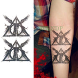Popxstar teenagers over knee tattoo men small men's tattoos Waterproof Temporary Tattoo Stickers Tribal Totem Fake Tatto Flash Tatoo Body art Back Leg Arm belly big size for Women Men girl