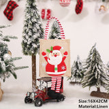 Popxstar Santa Claus Christmas Tree Gift Bags Merry Christmas Candy Gift Bag Christmas Decorations for Home Navidad New Year