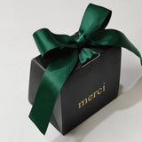 Popxstar Small Boxes Gifts Merci Gift Box Party Baby Shower Birthday Paper Chocolate Pink Boxes for Packaging Wedding Favors for Guests