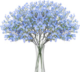 Popxstar 10PCS Gypsophila Artificial Flower White Pink Blue Baby Breath Plastic Bouquet For Home Decorative DIY Wedding Party Decoration