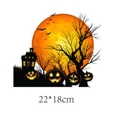 Popxstar Halloween Demon Eyes Patch Clothing Thermoadhesive Patches on Clothes Pumpkin Bat Iron-on Transfers Punk Stickers for T-shirts