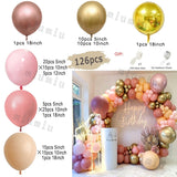 Popxstar Sand White Wedding Decor Balloon Garland Arch Kit Happy Birthday Party Metal Gold Silver Latex Baby Shower Decoration Balloons