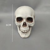Popxstar 4pcs Horror Skull Foam Fake Tombstone Halloween Outdoor Ornaments Happy Halloween Party Decoration Props Haunted House Decors
