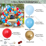 Popxstar Balloons Garland Wedding Macaron Blue Red Balloon Birthday Decoration Party Balloons Baby Shower Decor Ballon Baloon Accessories