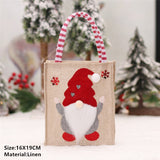 Popxstar Santa Claus Christmas Tree Gift Bags Merry Christmas Candy Gift Bag Christmas Decorations for Home Navidad New Year