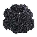 Popxstar 25Pcs 8cm PE Foam Rose Head Artificial Rose Flower Bouquet For Home Wedding Birthday Party Table Decor Valentines Day Gift Craft