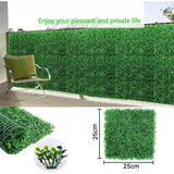 Popxstar 25/15cm Fake Plant Artificial Green Plant Wall Artificial Turf Moss Grass Outdoor Home Store Background Fence False Lawn Decor