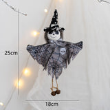 Popxstar 1pcs Halloween Hanging Ghost Decorations Pumpkin Ghost Straw Windsock Pendant for Outdoor Indoor Bar Party Background Decoration