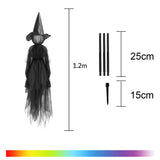 Popxstar 1-3Pcs Halloween Decorations Outdoor Large Light Up Screaming Witches Party Garden Glowing Witch Head Scary Ghost Decor Props