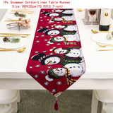 Popxstar New Year Latest Santa Claus Gnome Dolls Table Runner Natal Noel Deco Christmas Decorations for Home Xmas Navidad Gifts