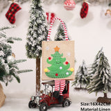 Popxstar Santa Claus Christmas Tree Gift Bags Merry Christmas Candy Gift Bag Christmas Decorations for Home Navidad New Year
