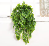 Popxstar Artificial Jungle Turtle Leaf Rattan Plants Small Fake Silk Tropical Palm Leaves Vine Wedding Home Potted Wall Hanging Decor